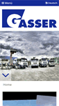 Mobile Screenshot of gassertiefbau.com